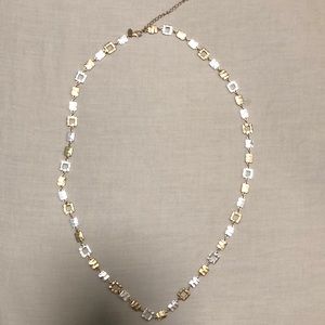 Lia Sophia two toned gold and silver necklace